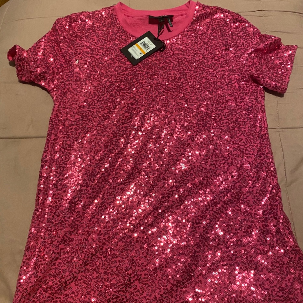 DKNY Sequin top